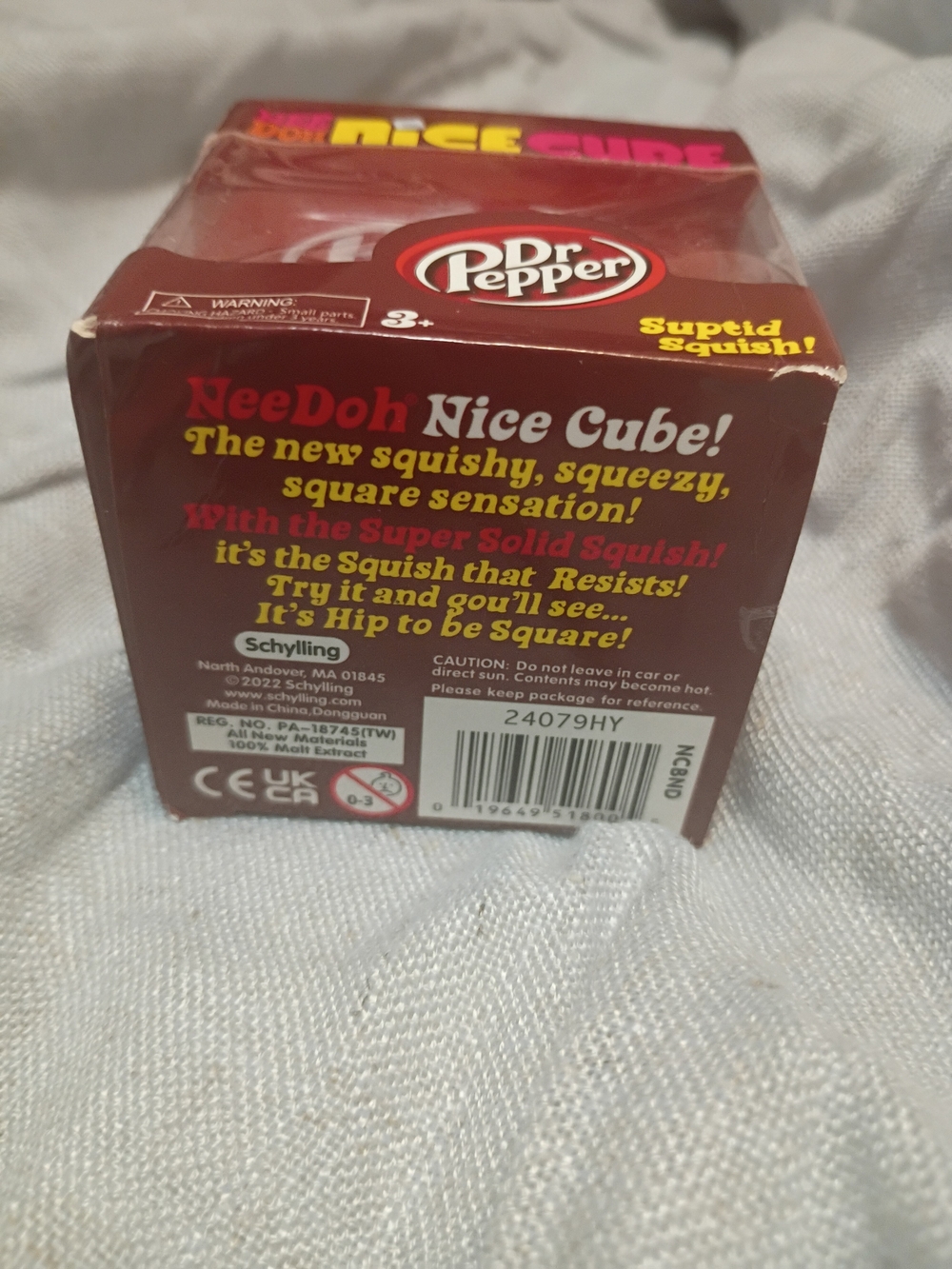 Dr Pepper Red NeeDoh Nice Cube Stress Toy - Picture 6 of 8